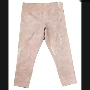 Zyia Active Metallic Light n Tight Hi-Rise 7/8 leggings Pink Digital XL 16/18